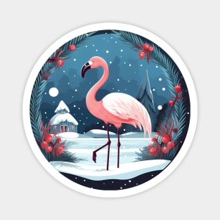 Flamingo Flock Sunset, Love Flamingos Magnet